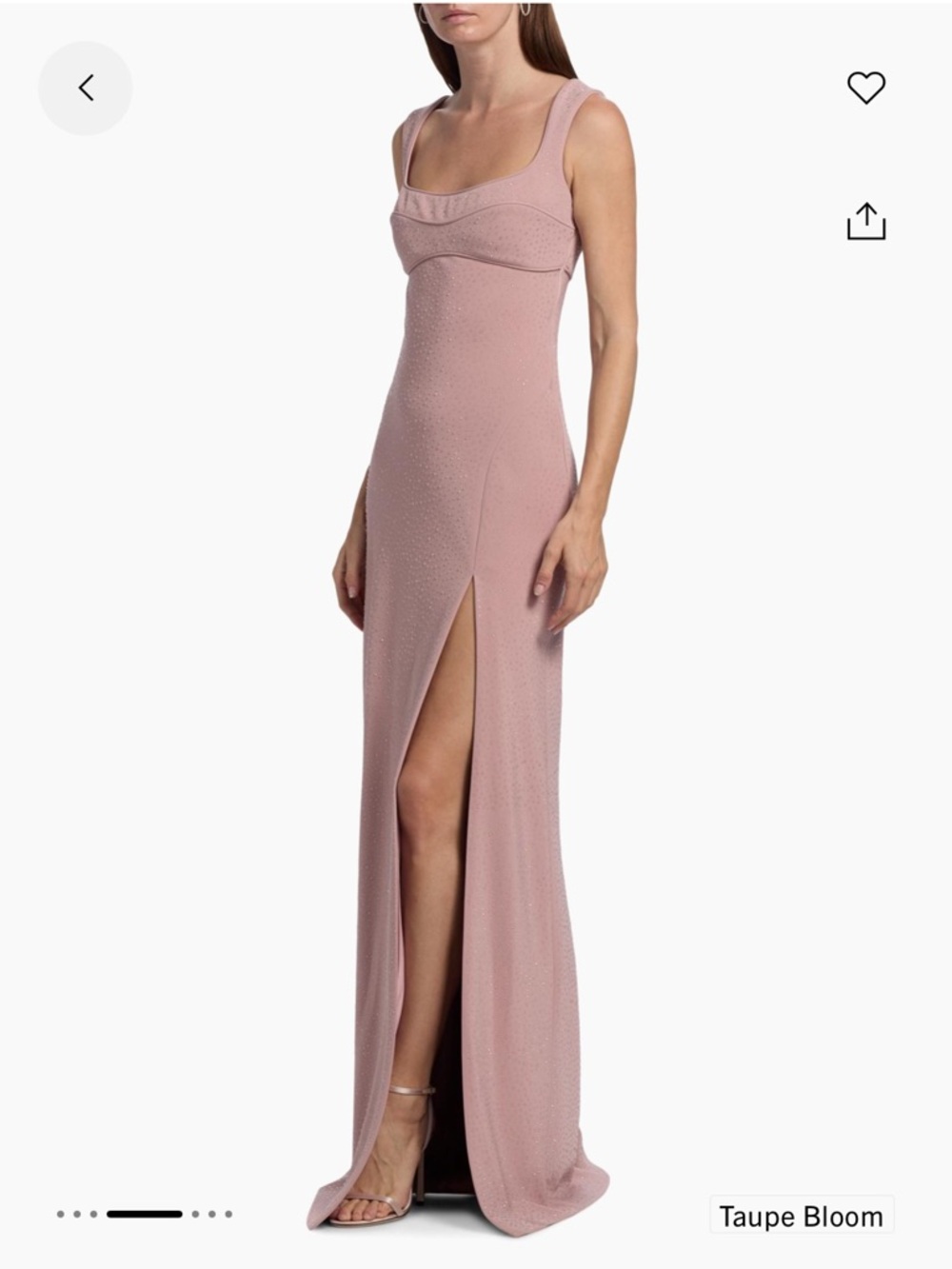 AMUR embellished Venice gown NWOT